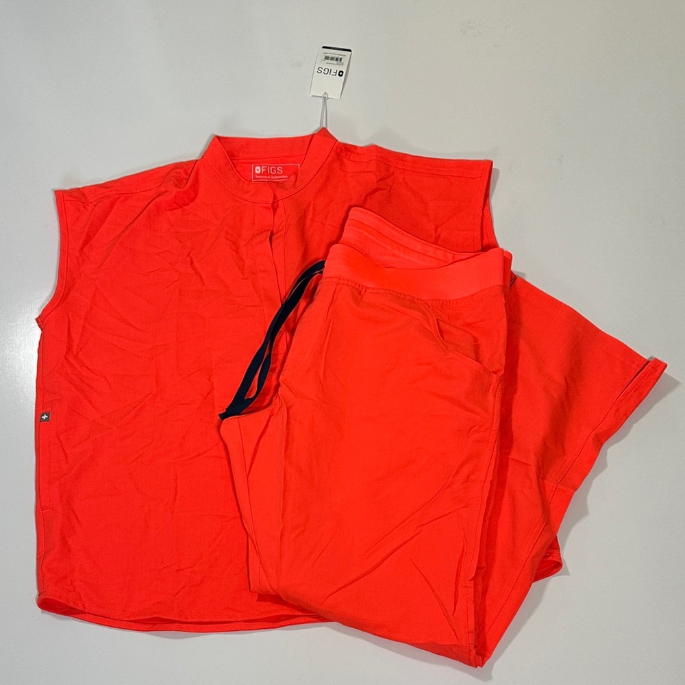 Figs Fiery coral XL